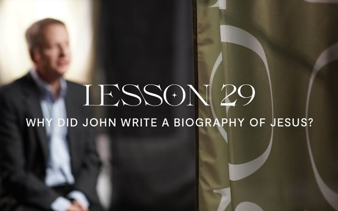 Why Did John Write a Biography of Jesus?