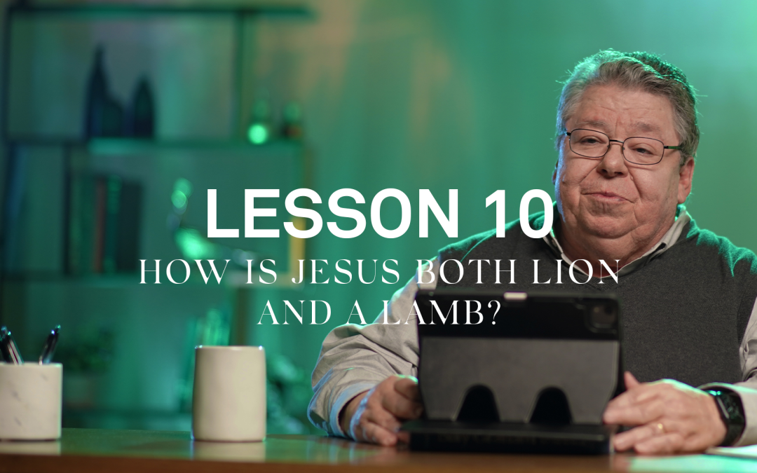 How is Jesus both lion and a lamb?